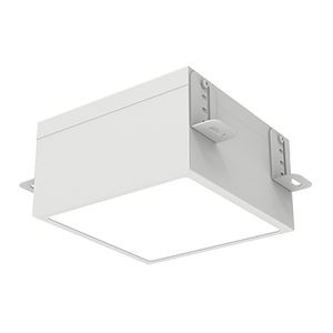 Светодиодный светильник VARTON DL-Grill для потолка Грильято 150х150 мм встраиваемый 15 Вт 4000 K 136х136х80 мм IP54 RAL9003 белый муар